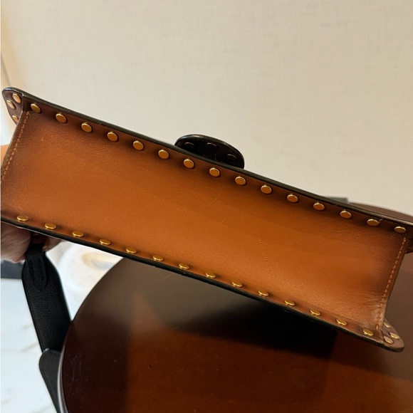 Coach Tabby 26 Brown and Black Studded Bag - Picture 3 of 6